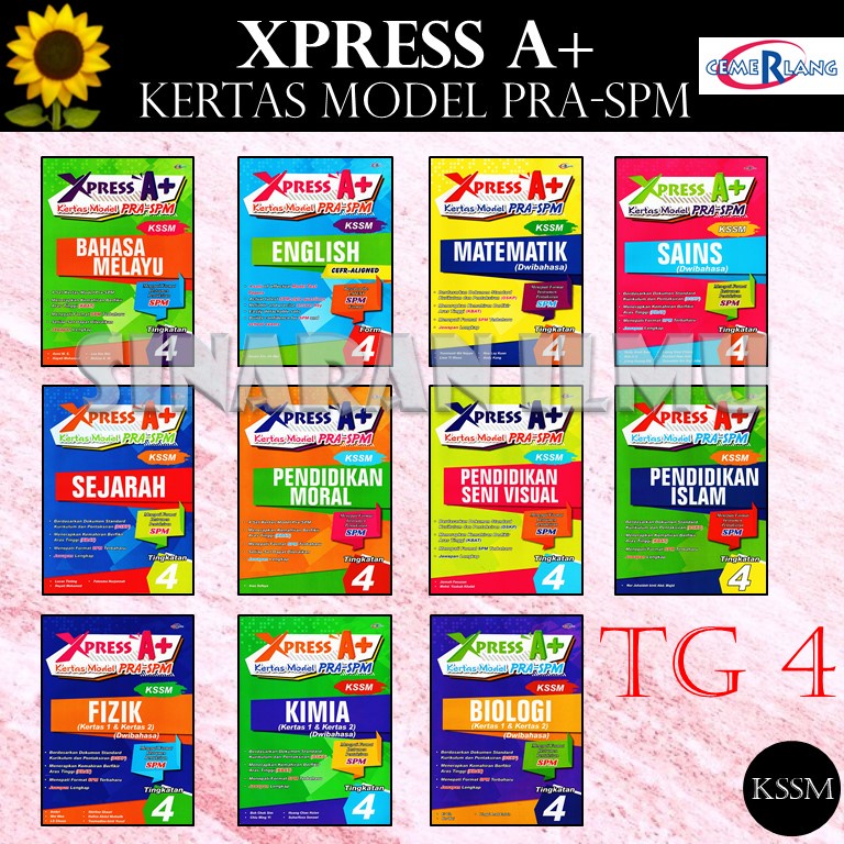 Sixpress A Kertas Model Pra Spm Tingkatan 4 Kssm Cemerlang Shopee Malaysia 