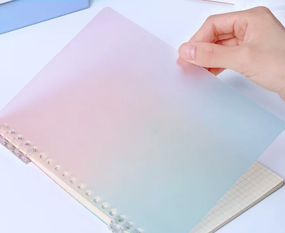 A4/A5/B5 Gradient Color Binder Index Page School Notebook Separator ...