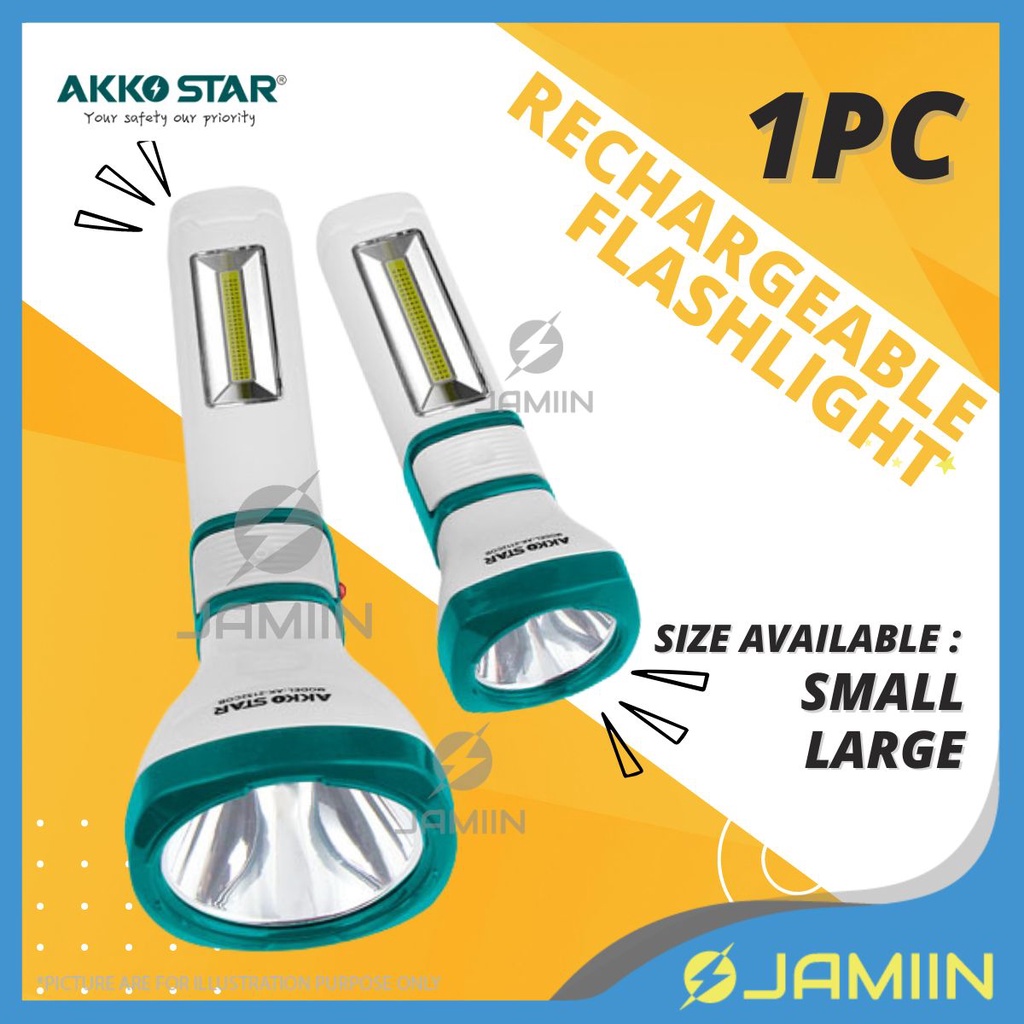 LED Torchlight With COB Light Portable Flash Torch for Outdoor ...