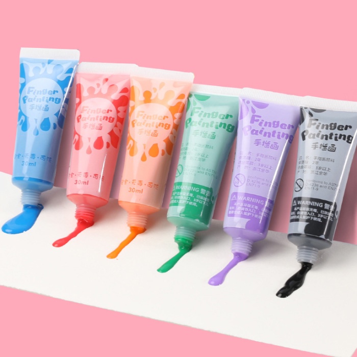 Children's art paint finger paint DIY creative Washable finger paint