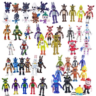 4pcs/set FNAF Five Nights Security Breach Freddy Action Figures Bonnie Foxy  Toy 5 Fazbear Bear Doll Model Toys Gift For Children - AliExpress