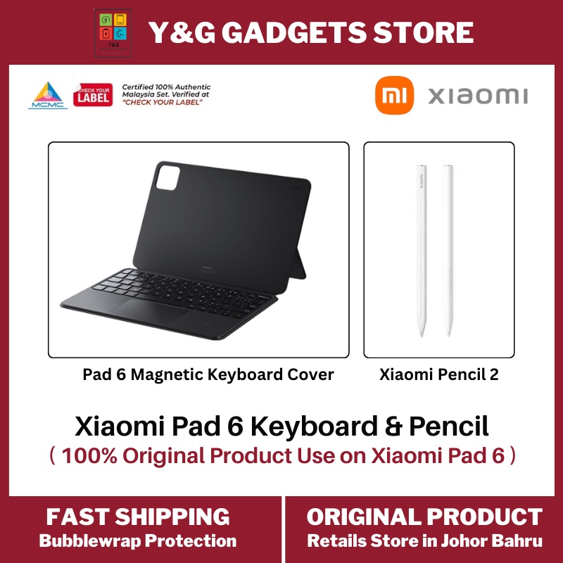 Original Xiaomi Pad 6/6 Pro Xiaomi Smart Touch Keyboard Magnetic