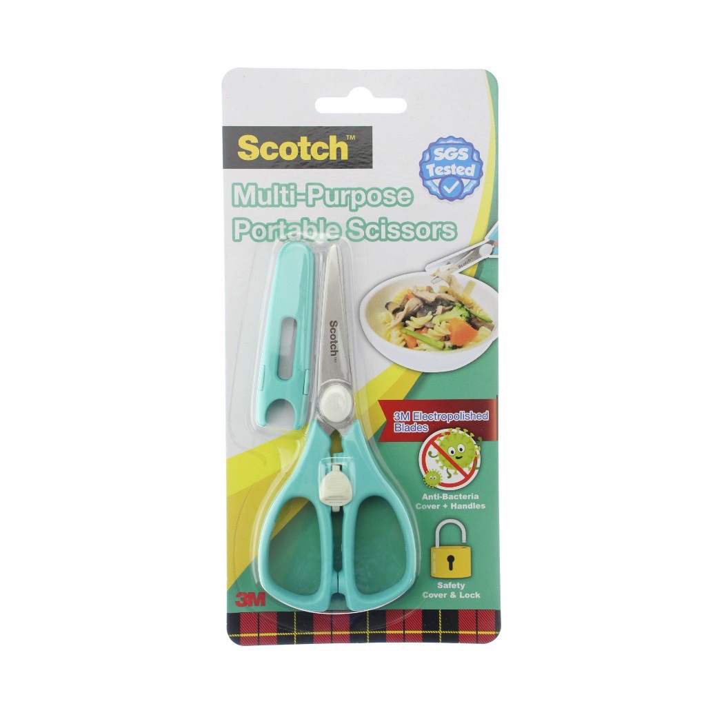 3M Scotch MultiPurpose Portable Food Scissors SGS Tested Shopee Malaysia