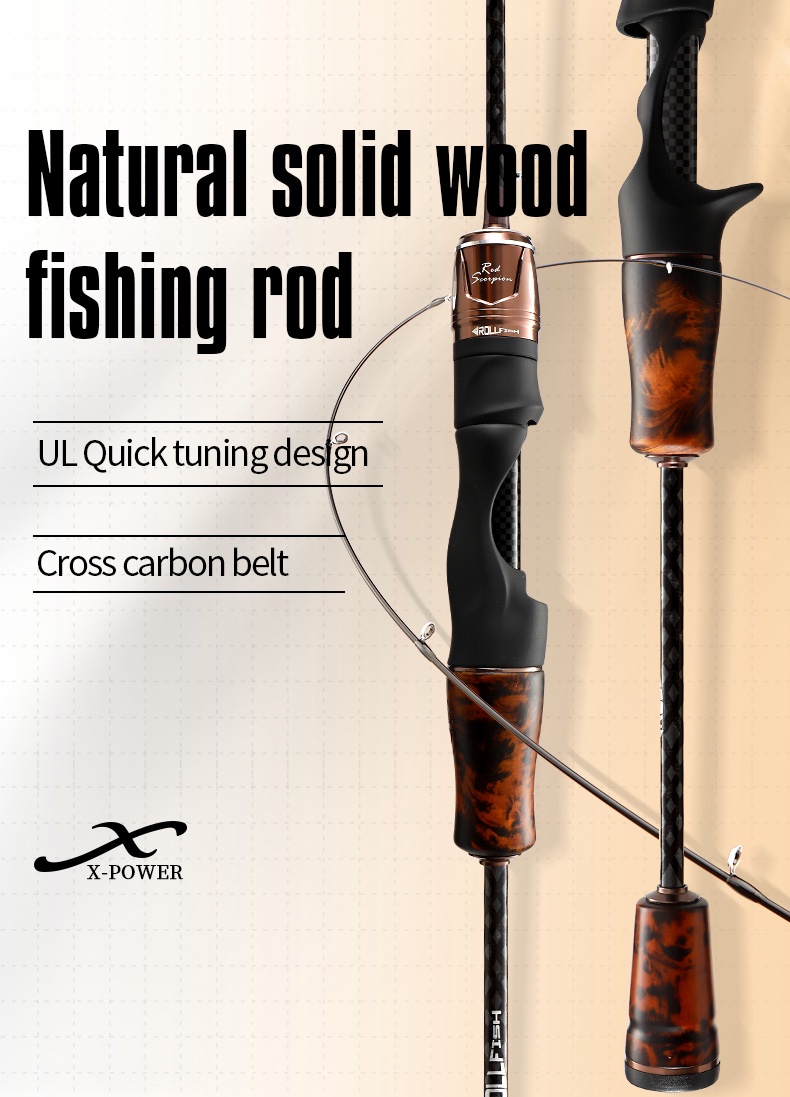 Wood Fishing Rods