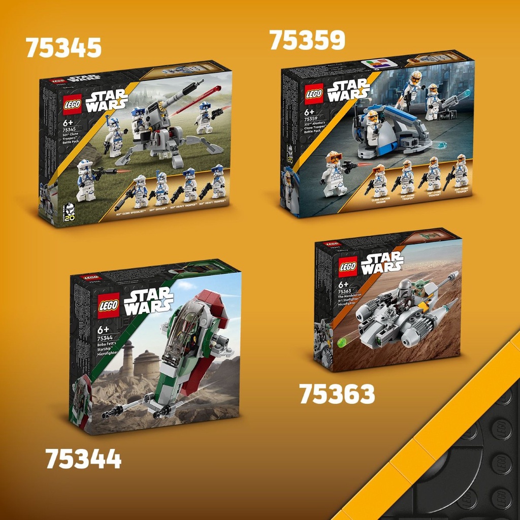 LEGO 75359 Star Wars 332nd Ahsokas Clone Trooper Battle Pack Building ...