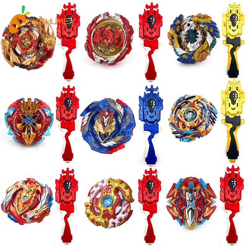 Beyblade Burst Metal Bayblade Kreisel Top with Launcher Handle Set Kid