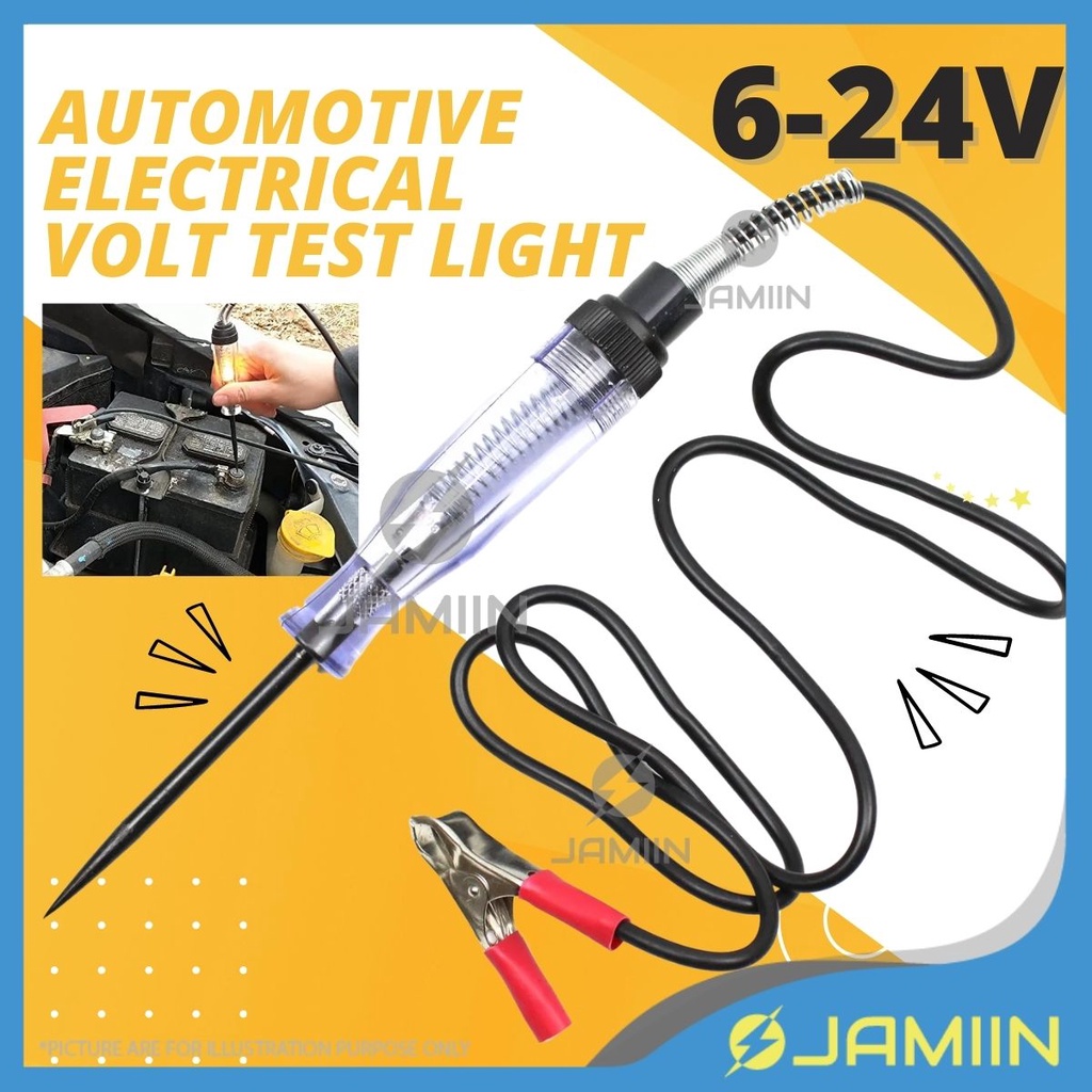 DC 6-24V Automotive Circuit Test Pen Tester Car Tester Fuses And Light