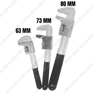 Durable 19-51mm Chrome Vanadium Steel Adjustable Hook Wrench Pin Wrench C  Shape Spanner Tool Universal Hand Tools 