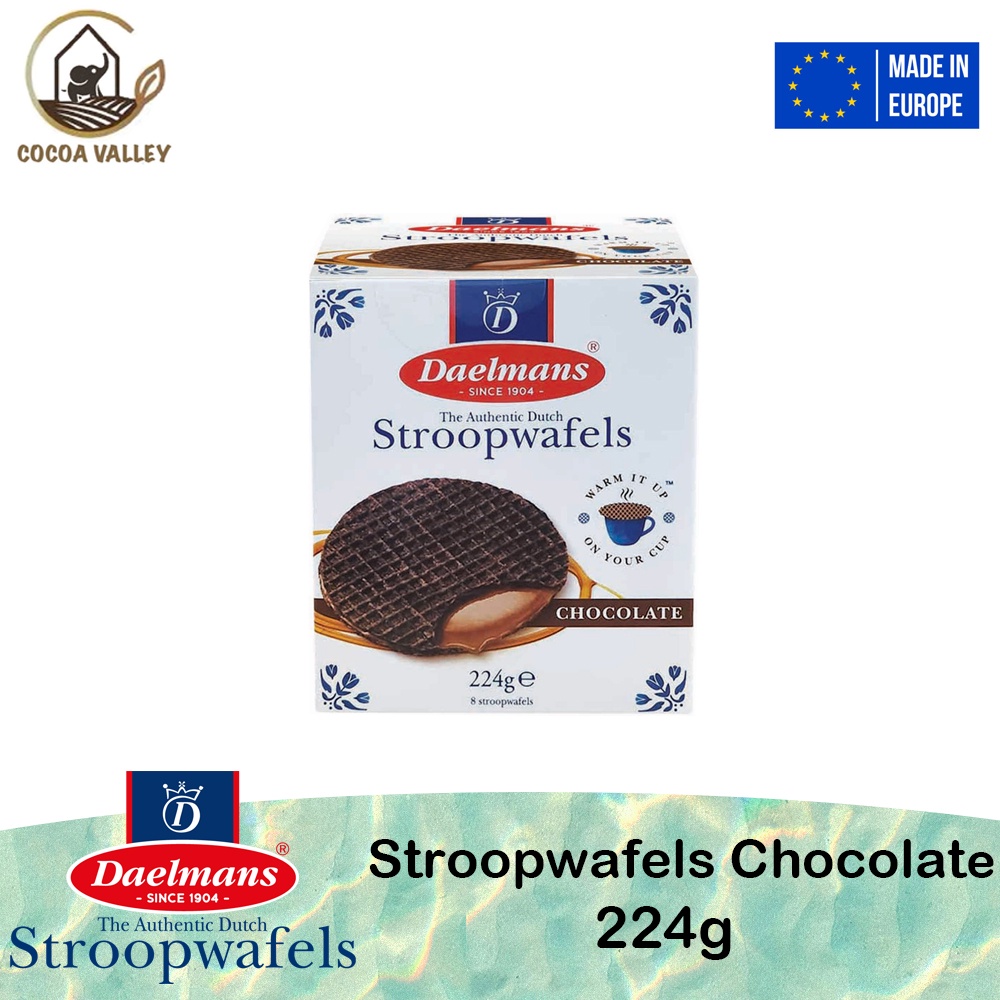 Daelmans Stroopwafels Chocolate 224g Shopee Malaysia