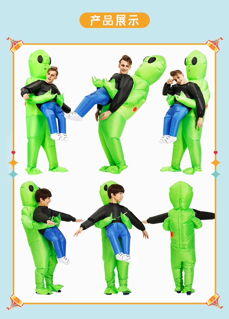 Hot Animal Frog Inflatable Costume Suits Dress Anime Cosplay Christmas ...