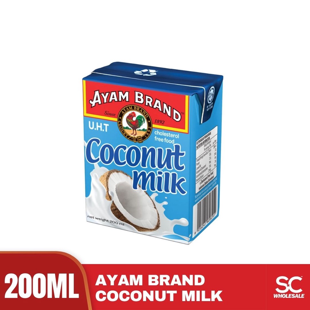 Ayam Brand Santan Kelapa Coconut Milk 200ml Shopee Malaysia 2566