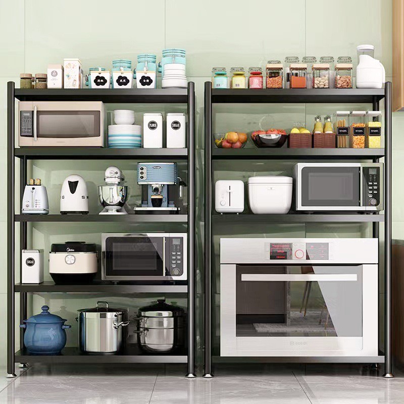 【PLAYFUL】Rak Dapur 3/4/5 Tier Steel Kitchen Organizer Roller Rack Matte ...