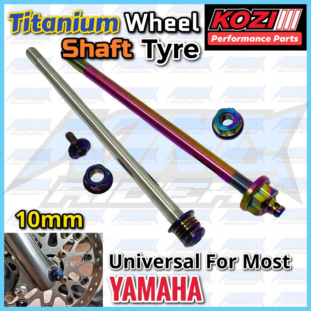 Titanium Front Tyre Wheel Shaft Motorcycle Axle Sap Roda Depan Yamaha ...