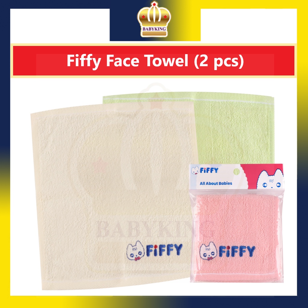 Original Fiffy Baby Face Towel Handkerchief (2 Pcs) Shopee Malaysia