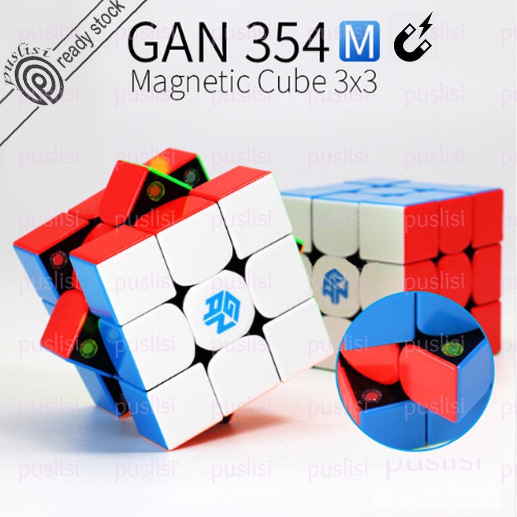 Gan354M 3x3 Magic cube Speed Cube Stickerless Gan Cube Puzzle