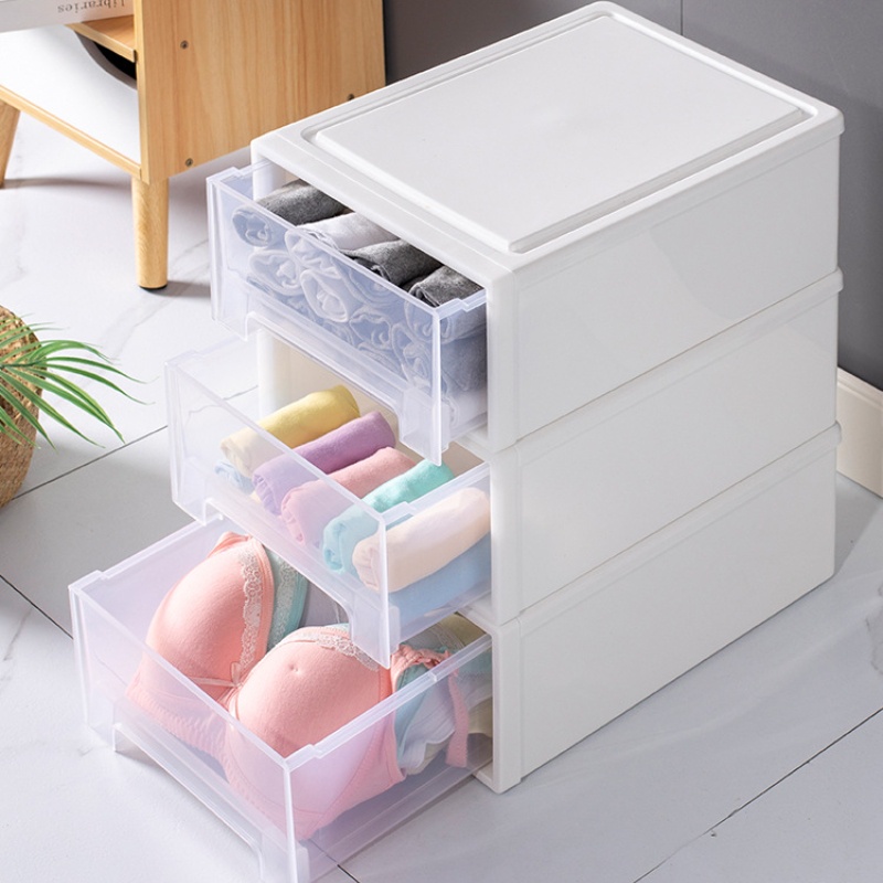 Johor Seller |Transparent Drawer Storage Boxes Creative Foldable ...