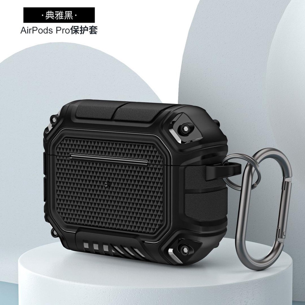 MOJOSKINS Earbud Hard Case Shockproof case Earbud casing Black Green ...
