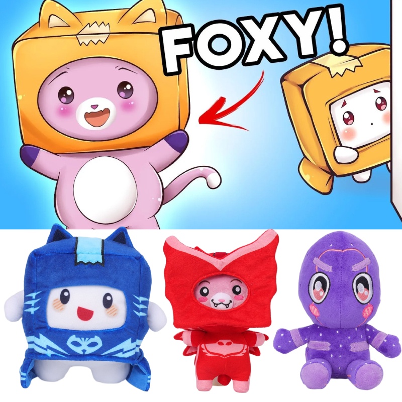 Fun And Lankybox PJ Masks Plush Cat Box Headgear Play Costume For ...