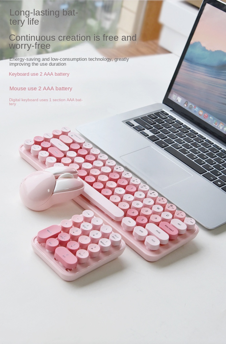 MOFII Ibean Max Wireless 2.4G Keyboard Mouse+Digital number pad Set 3