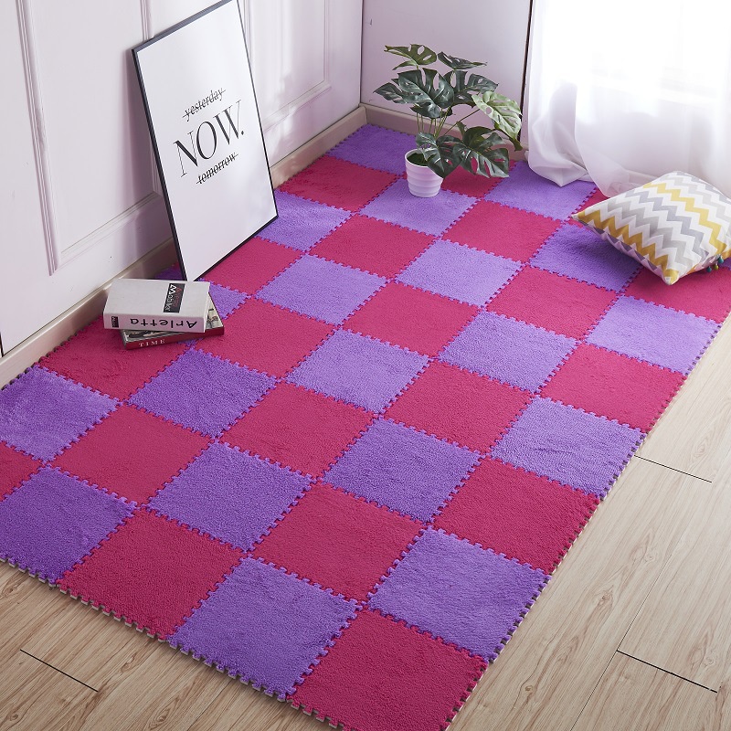 Stitching Floor Mats Carpet Puzzle EVA Bedroom Living Room Full ...
