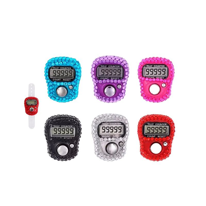 One Hand Operated 5 Digits Display LCD Finger Counter Digital ...