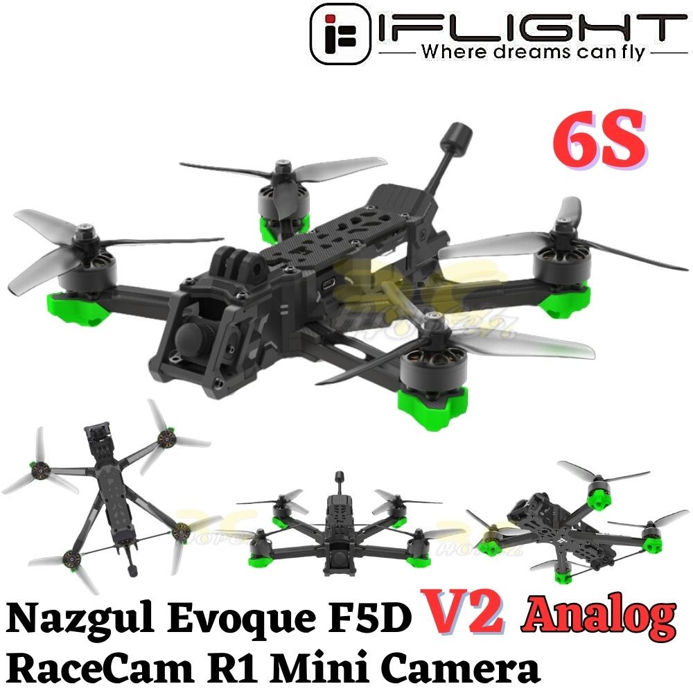 iFlight Nazgul Evoque F5D V2 DeadCat Analog 6S 5 Inch FPV Racing Drone