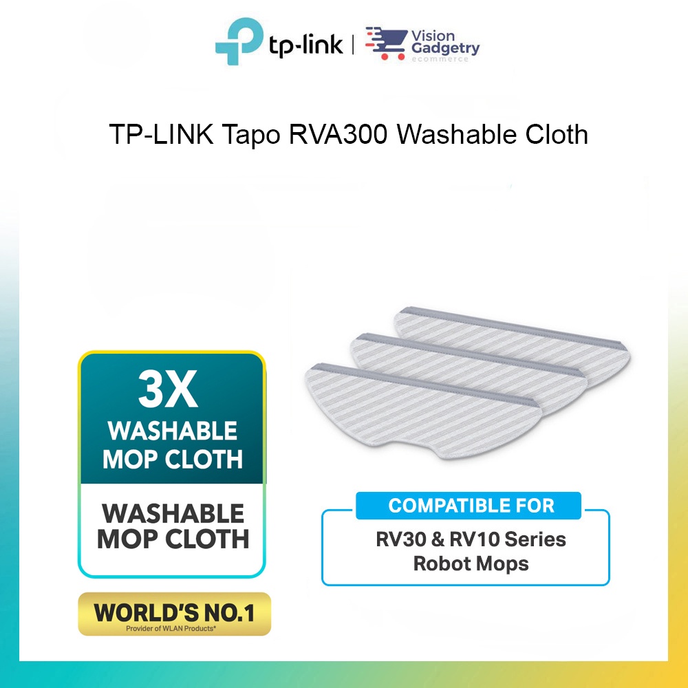 Panni Di Ricambio Per Aspirapolvere Tapo - Microfibra, Confezione Da 4, Per Modelli RVA300/RV10/RV30 - Foto 5