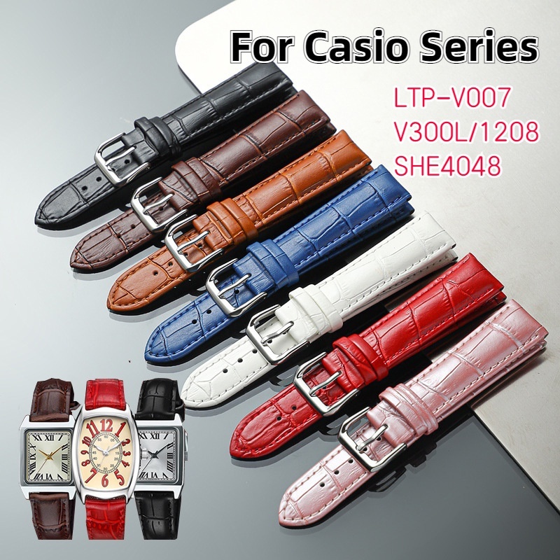 Nice Elegance Leather Replacement Watch Strap LTP-1354L-7C2_K0014453