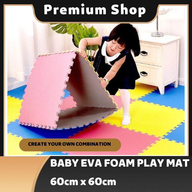 Baby Foam Play Mat 60cm x 60cm Playmat Floor Mat Puzzle Mat Carpet EVA