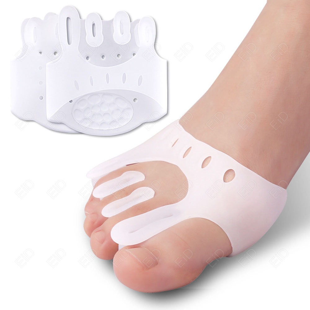 EiD Five Toe Separator Silicone Forefoot Pads Cushion Pad Pain Relief ...