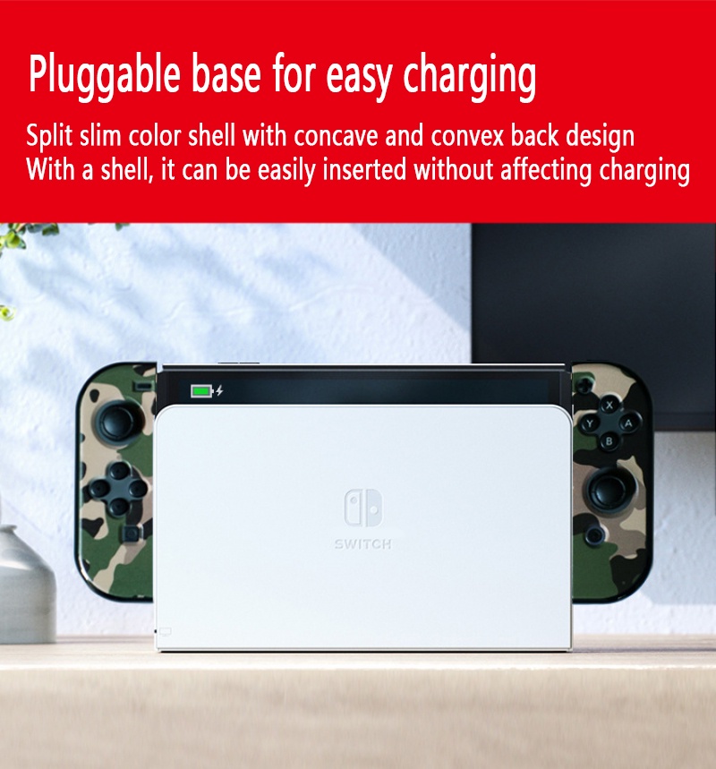 For Nintendo Switch OLED Handle Protective Case Game Console JoyCon ...