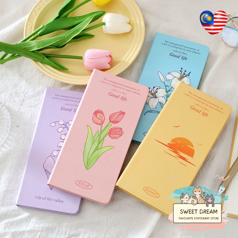 Minimalist Flora Good Life Aesthetic Ins Weeks Planner Grid Journal ...