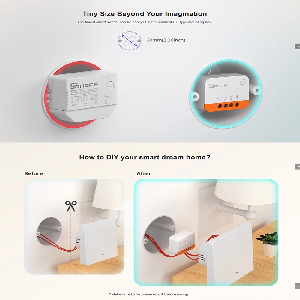 Sonoff ZBMini L2 ZigBee Extreme Smart Switch – Local, 43% OFF