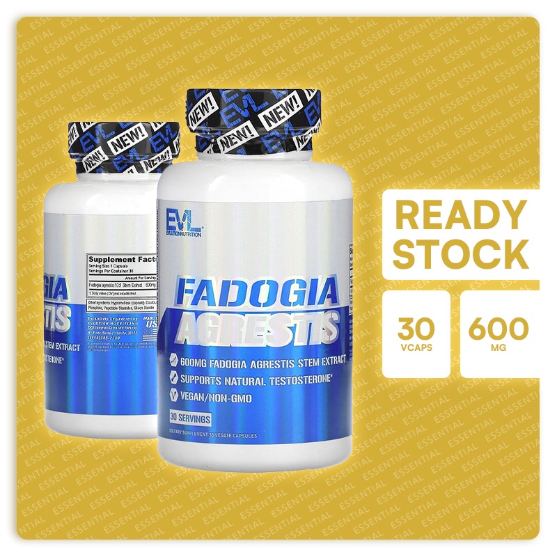 [Ready Stock] [EXP11/2025] EVLution Nutrition Fadogia Agrestis ( 600 mg ...