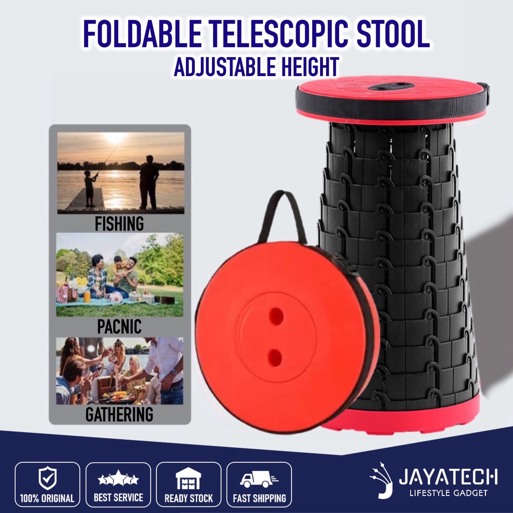 FOLDABLE STOOL PORTABLE CHAIR FOLDING CHAIR SEAT CAMPING CHAIR KERUSI ...