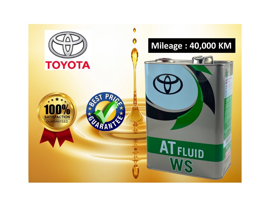 Toyota ATF WS 4L Auto Transmission Fluid ATF Gear Oil 4Liter 0888602305 Shopee Malaysia