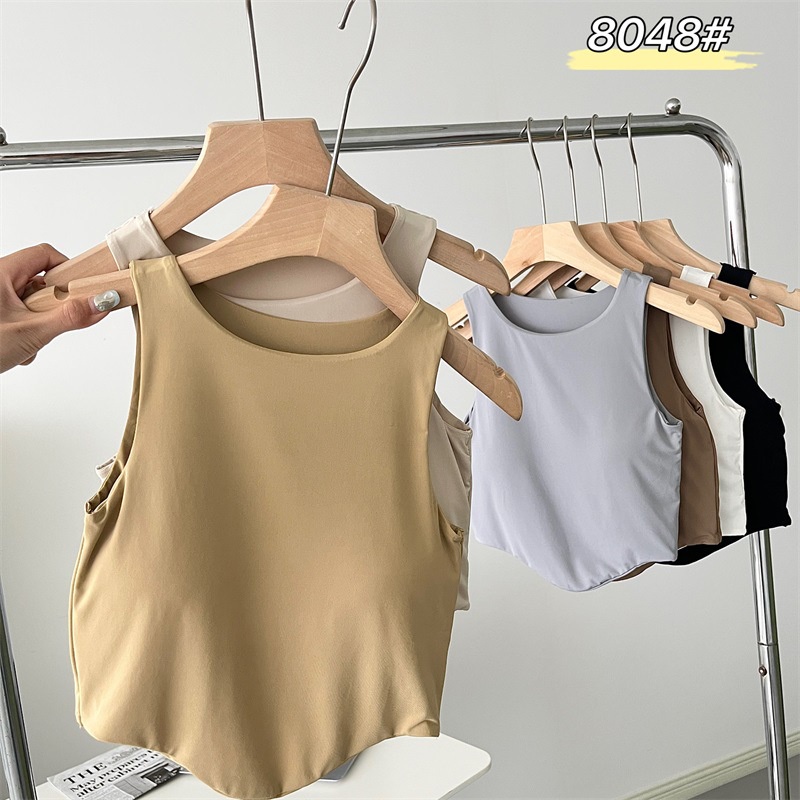For 40-60kg Summer Ice Silk Back Shaping Spaghetti Straps Chest Wrap ...