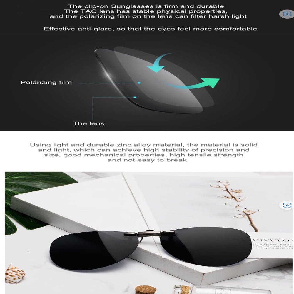 Xiaomi TS Mi Youpin Turok Steinhardt Polarized Clip On Glasses ...