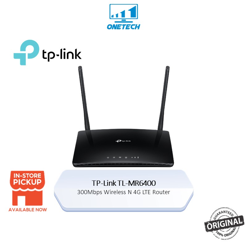 TP-Link TL-MR6400 300Mbps Wireless N 4G LTE Router ( Support 32 Devices ...