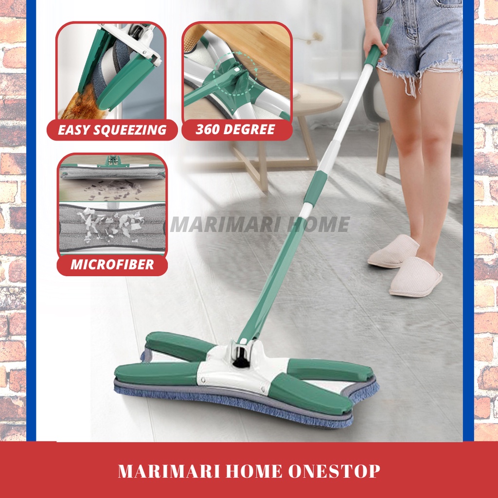 Mop Stainless Steel Spot Cleaner Mop Spin Mop Pad Cleaning Tools Floor