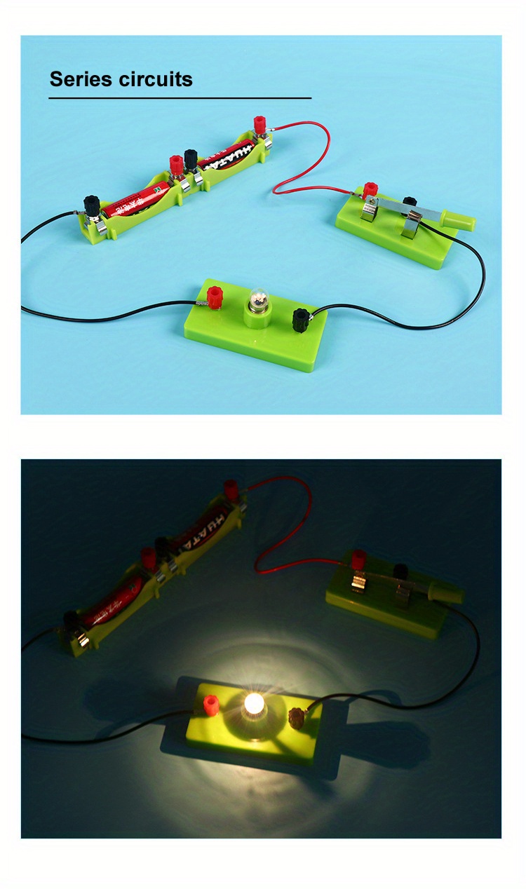 Student DIY Physical Parallel And Series Bulb Circuit Experiments ...