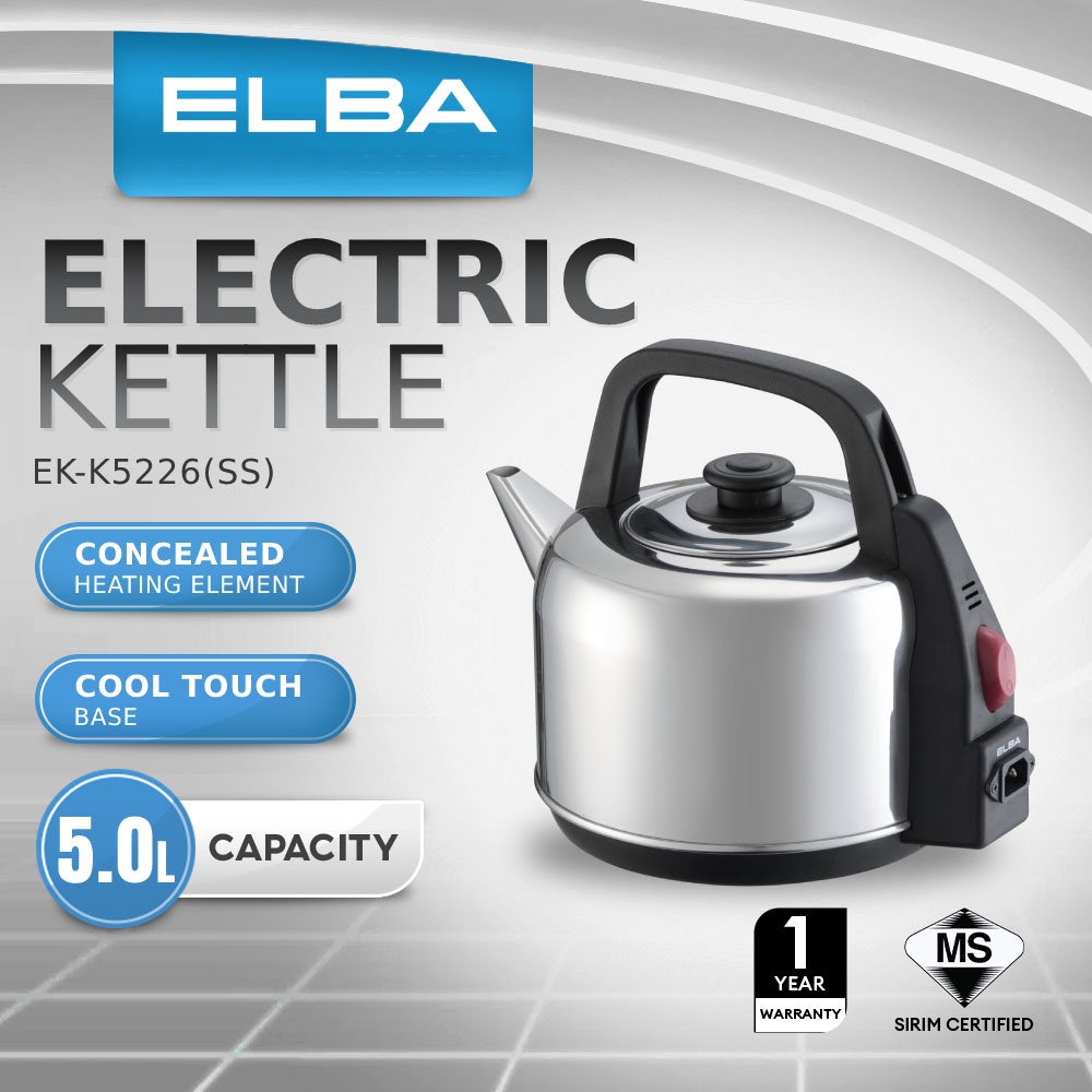 Elba 5.0L Concealed Heating Element Electric Kettle EKK5226 / EKK5226