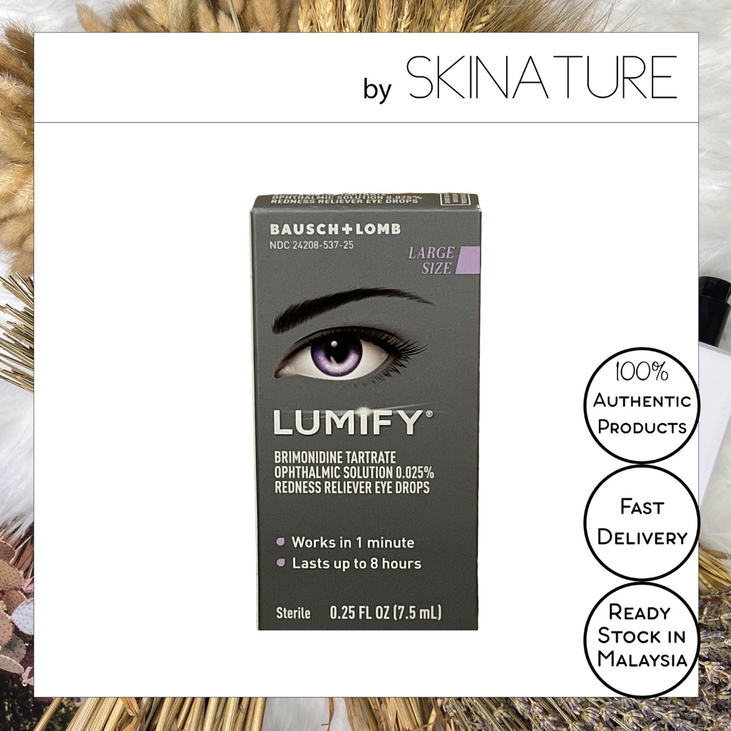 LUMIFY Redness Reliever Eye Drops by Baush & Lomb (7.5ml) Shopee Malaysia