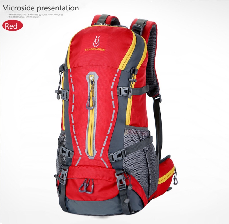 [6 Colours] FlameHorse Steel Support Camping Travelling Hiking Backpack ...