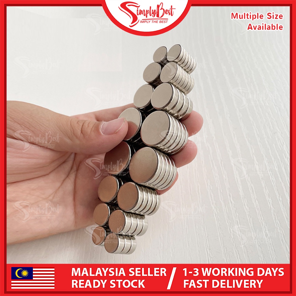 SIMPLYBEST Strong Neodymium Disc Powerful Rare Earth DIY