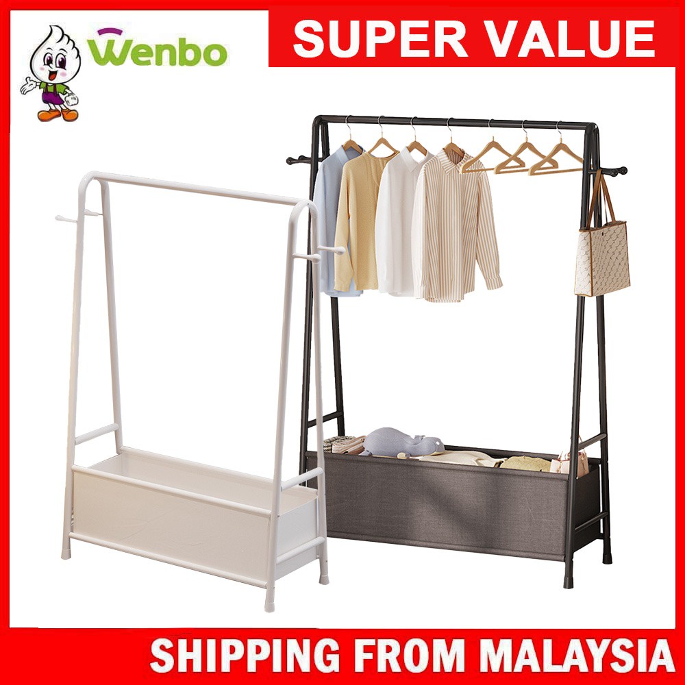 Wenbo AA Shape Clothes Rack Hanging Clothes Organizer Rack Multipurpose