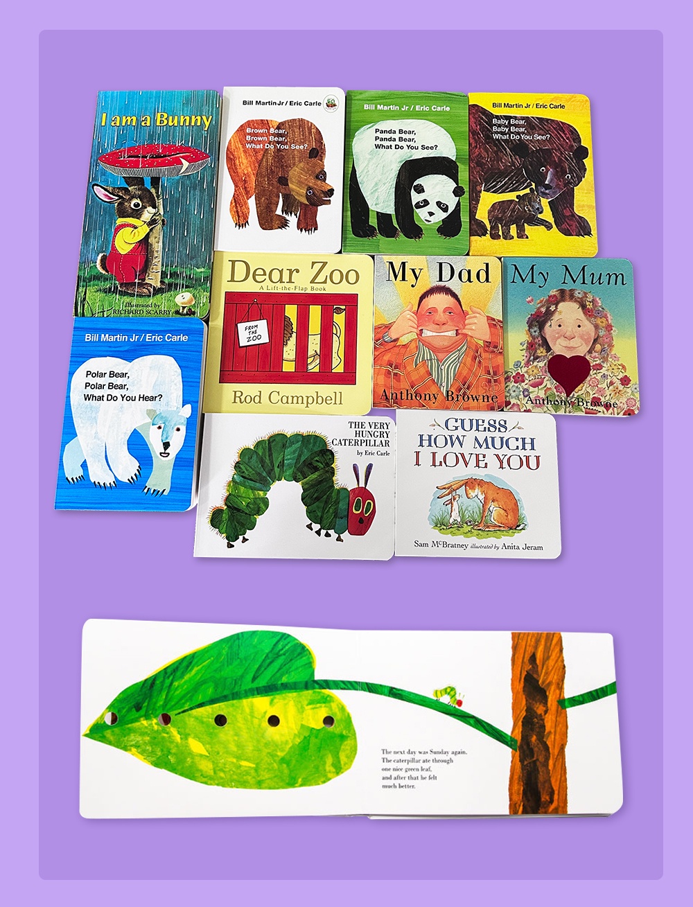 Dear Zoo My Dad My Mum The Very Hungry Caterpillar Eric Carle English ...