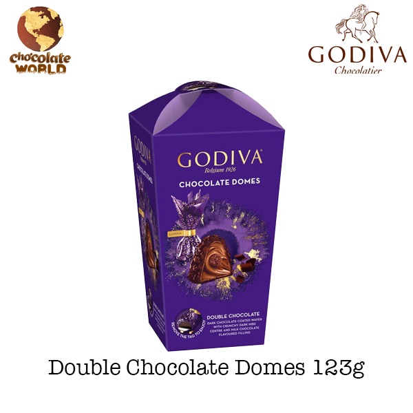 Godiva Double Chocolate Domes Tower 123g Shopee Malaysia