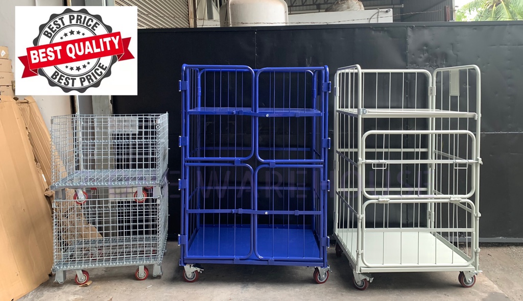 HEAVY DUTY LOGISTIC ROLL CAGE TROLLEY Shopee Malaysia