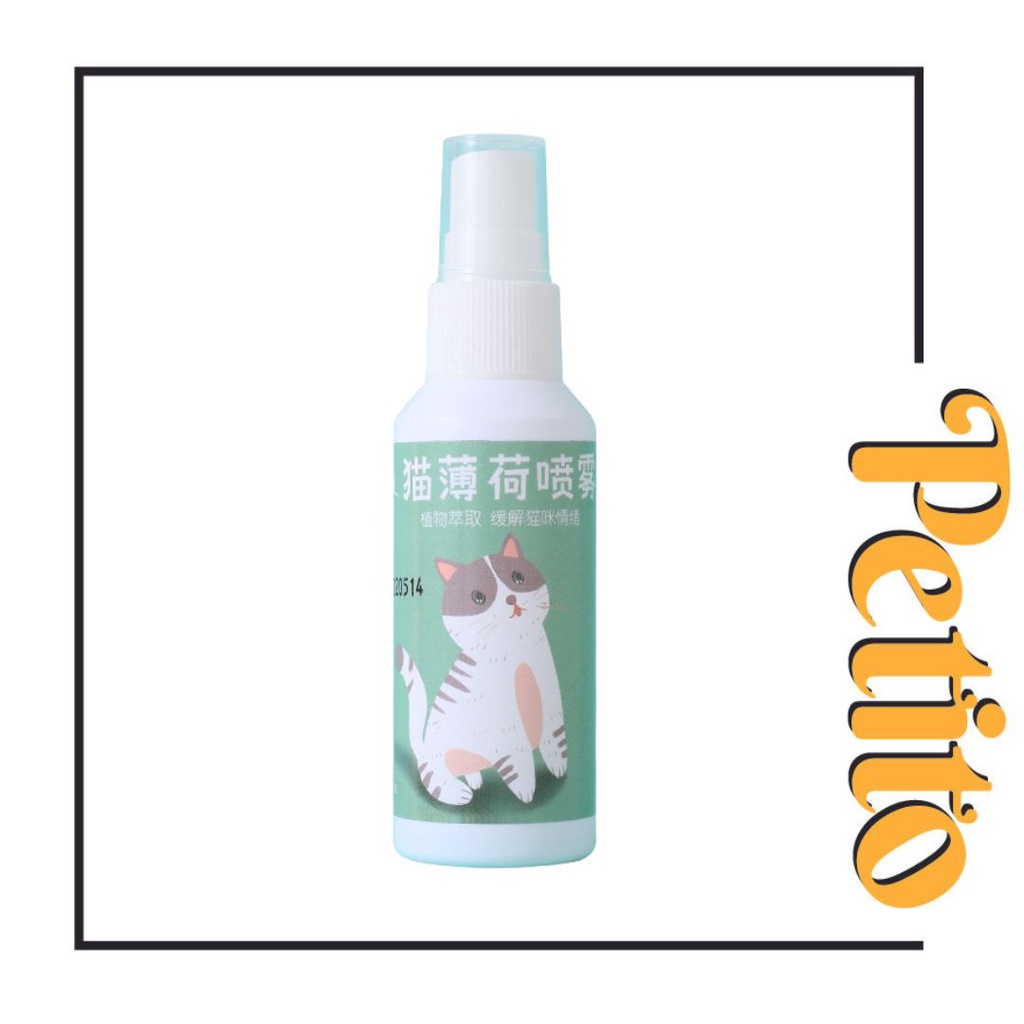 Catnip Cat Mint Spray 50ml / Catmint Grass Relax / Mint Kucing Spray